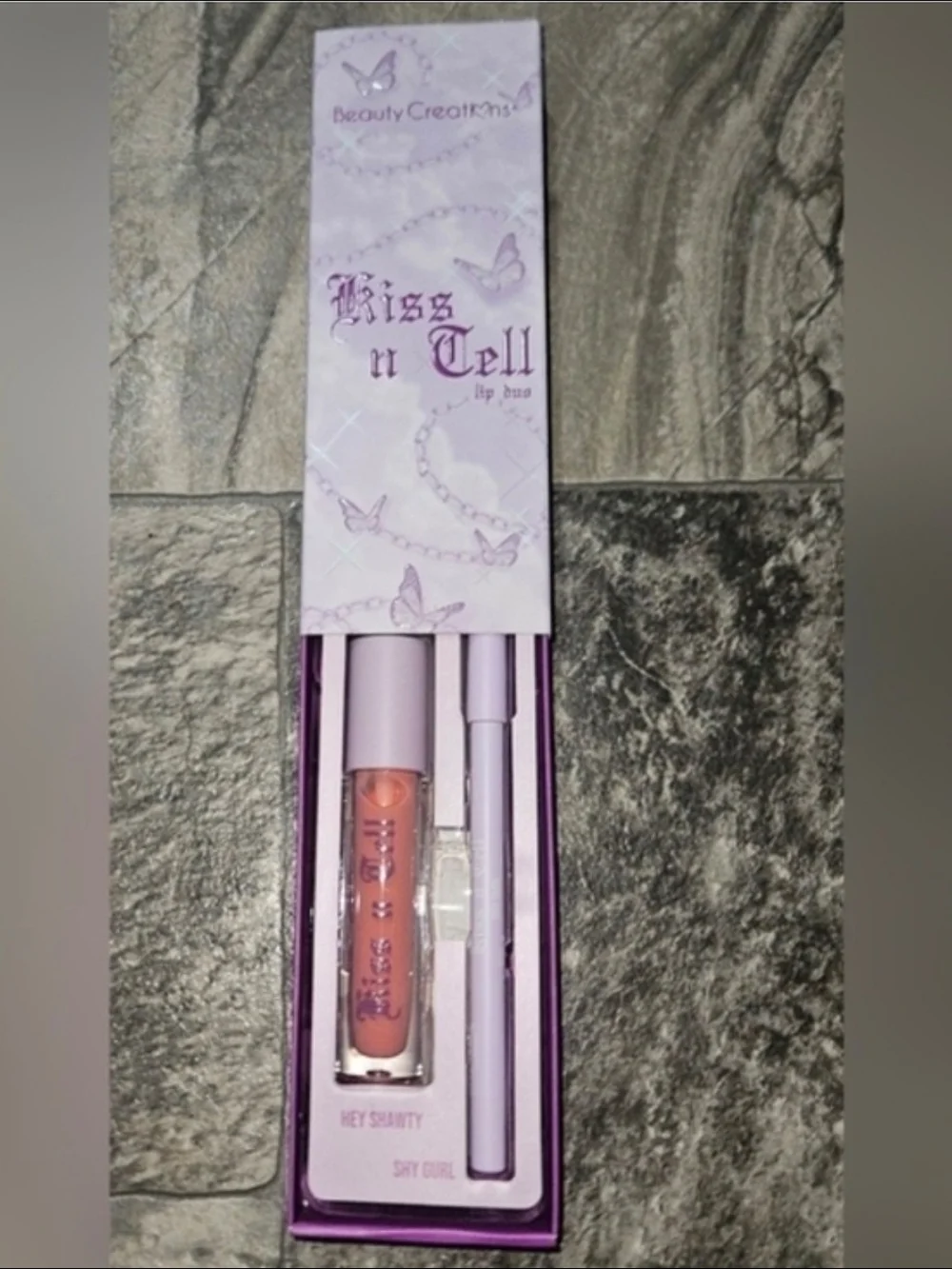 Beauty Creations Kiss n Tell Lip Duo BNIB